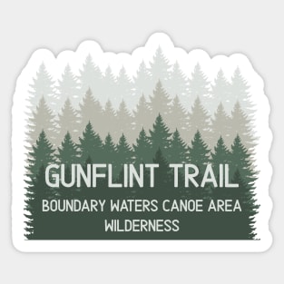 Gunflint Trail Boundary Waters Canoe Area Sticker